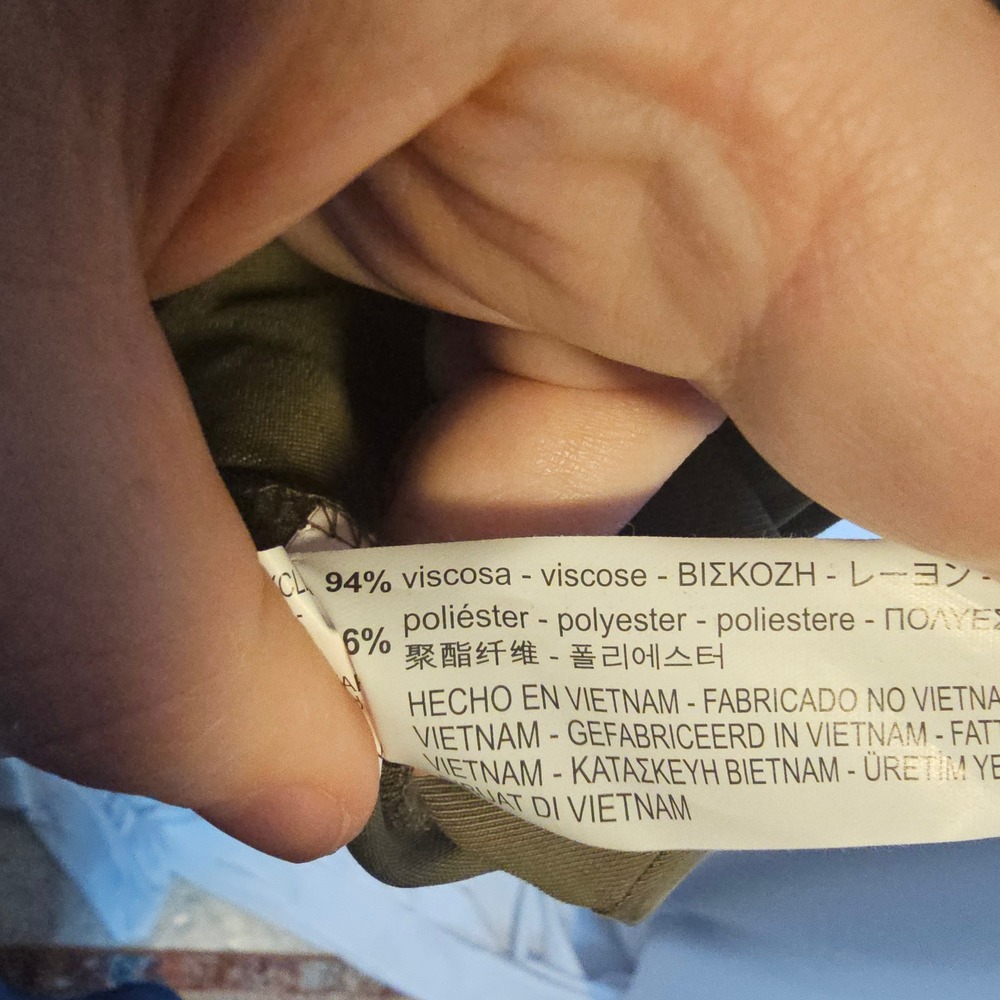 Zara Basic Collection Olive Green Lightweight Uti… - image 6